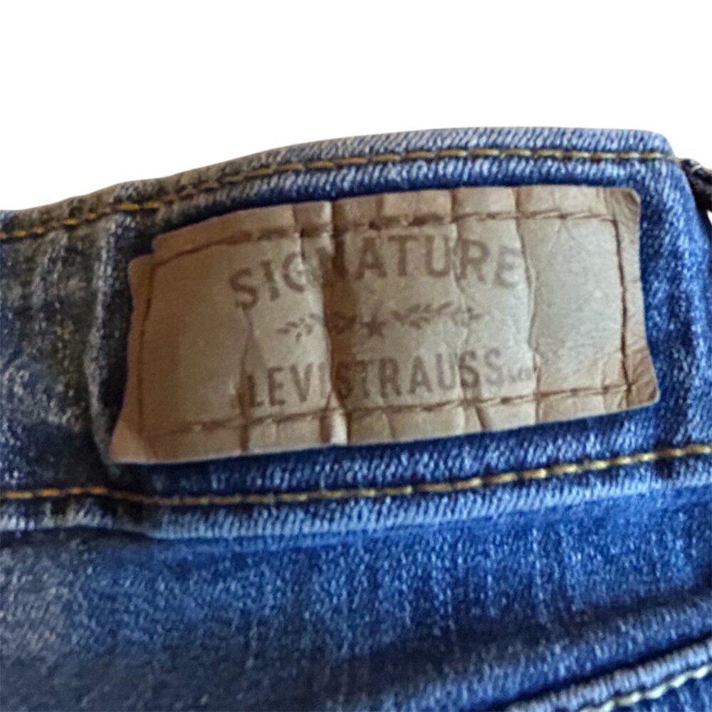 Levi’s Signature Bootcut Jeans 29x32 Medium Wash Stretch Denim Low Rise Y2K - Picture 7 of 11